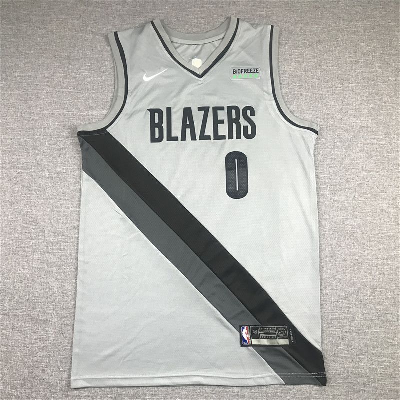 Men Portland Trail Blazers 3 Mccollum Grey 2021 Nike Game NBA Jerseys